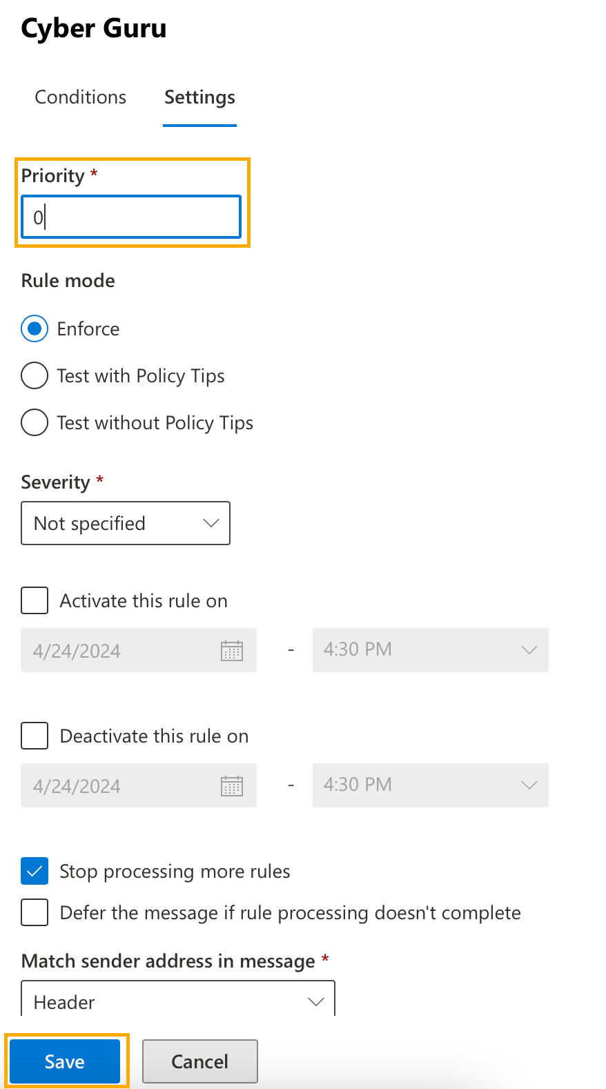 Transport Rules Exchange